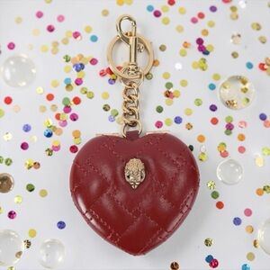 Kurt Geiger NWT Kensington Heart Shaped Mirror Keychain NIB